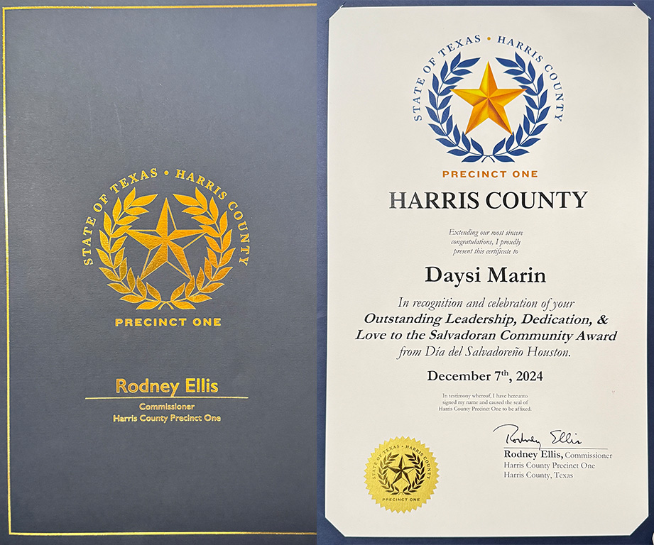 Harris County Precinct One — Outstanding Leadership Award