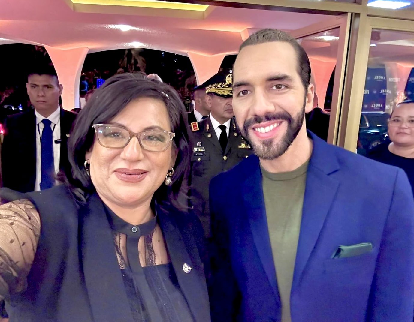 Daysi Marin felicita a Presidente Bukele por liderazgo contra la violencia